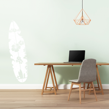 Surfbrett Wandtattoo Wandsticker