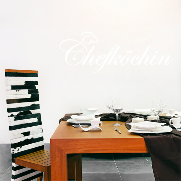 Wandtattoo Chefköchin