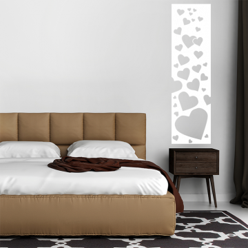 Wandbanner Herzen Wandtattoo