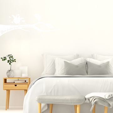 Wandtattoo Der frühe Vogel kann mich mal
