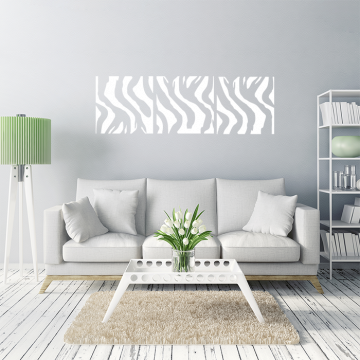 Wandtattoo Zebra Afrika Retro