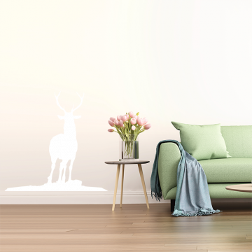 Wandtattoo Hirsch
