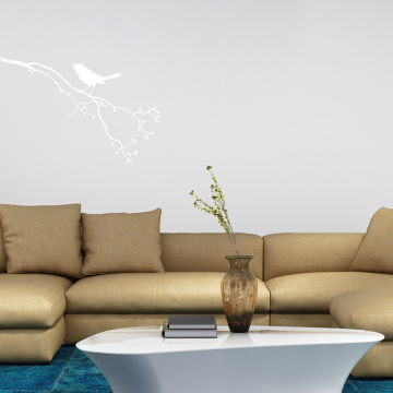 Singvogel Wandtattoo