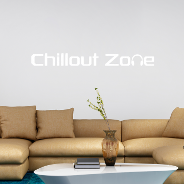 Wandtattoo Spruch - Chillout Zone