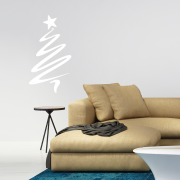 Wandtattoo Weihnachtsbaum