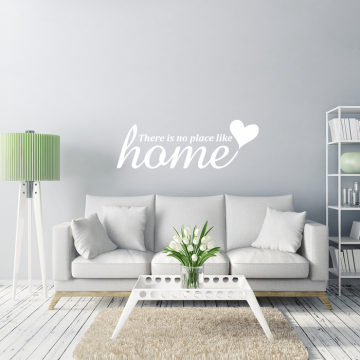 Wandtattoo Spruch - There is no place like home