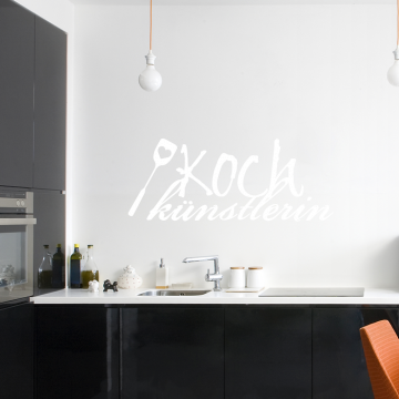 Wandtattoo Spruch - Kochkünstlerin