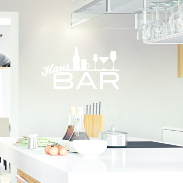 Wandtattoo Spruch - Hausbar
