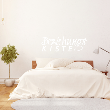 Wandtattoo Spruch - Beziehungskiste