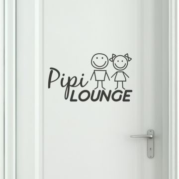 Wandtattoo WC Aufkleber - Pipi Lounge