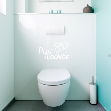 Wandtattoo WC Aufkleber - Pipi Lounge
