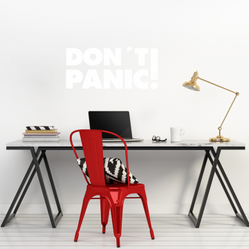 Wandtattoo Spruch - Don´t panic