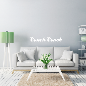 Wandtattoo Spruch - Couch Coach