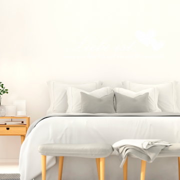 Wandtattoo Spruch - Liebe ist wenn aus dem Ich und Du ...