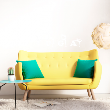 Wandtattoo Yoga