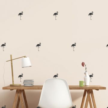 Wandtattoo Flamingo Set