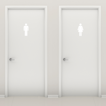 Wandtattoo WC Figuren