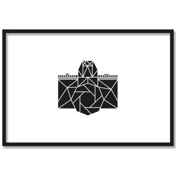 kamera origami poster