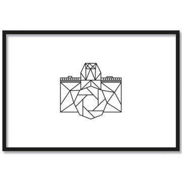 kamera origami poster