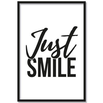 Poster Just smile