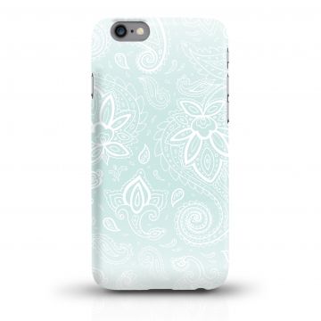 iphone Handycase Blumenmuster blau