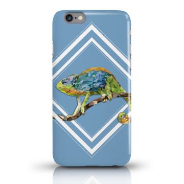 JUNIWORDS Handycase Chamäleon Lowpoly