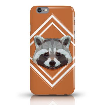 JUNIWORDS Handycase Waschbär Lowpoly
