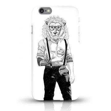 JUNIWORDS Handycase Hipster Löwe