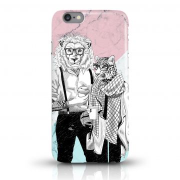 JUNIWORDS Handycase Hipster Pärchen auf Marmor