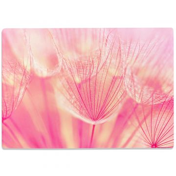 Glasschneidebrett Pusteblume