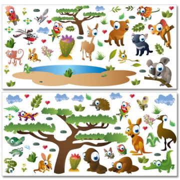 Wandsticker Mega Set - Australien