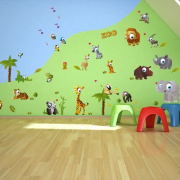 Wandsticker Mega Set - Zoo