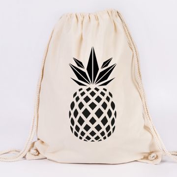 juniwords turnbeutel ananas natur