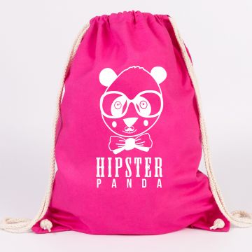 juniwords turnbeutel hipster panda