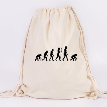 JUNIWORDS Turnbeutel Evolution Affe