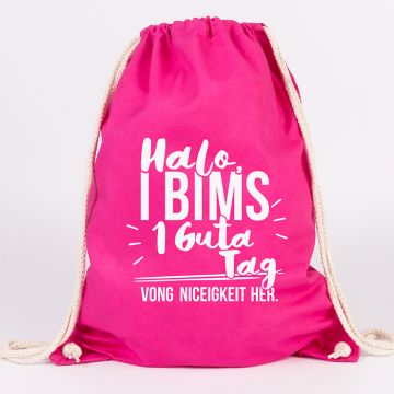 turnbeutel halo i bims 1 guta tag vong niceigkeit her