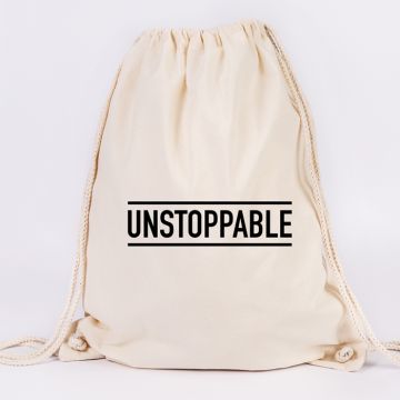JUNIWORDS Turnbeutel Unstoppable