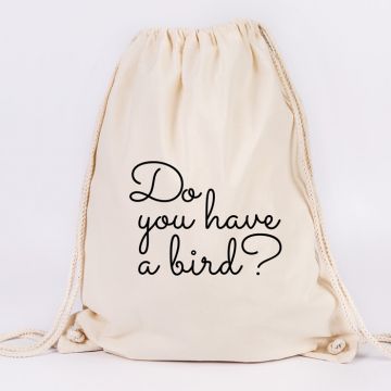 JUNIWORDS Turnbeutel Do you have a bird