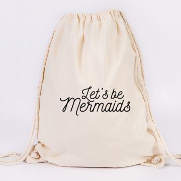 JUNIWORDS Turnbeutel Let's be mermaids