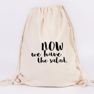 JUNIWORDS Turnbeutel Now we have the salad.