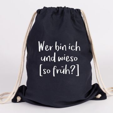 JUNIWORDS Turnbeutel Wer bin ich und wieso [so früh?]