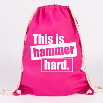 JUNIWORDS Turnbeutel This is hammer hard.