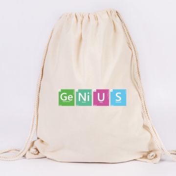 JUNIWORDS Turnbeutel Periodensystem Genius