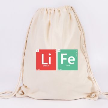 JUNIWORDS Turnbeutel Periodensystem Life