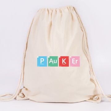 JUNIWORDS Turnbeutel Periodensystem Pauker