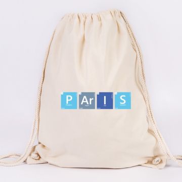 JUNIWORDS Turnbeutel Periodensystem Paris