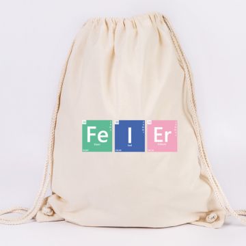 JUNIWORDS Turnbeutel Periodensystem Feier