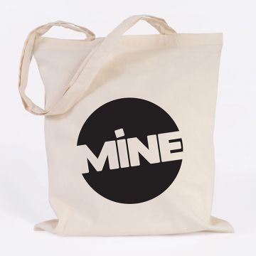 JUNIWORDS Jutebeutel MINE. Natur