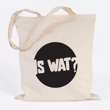 JUNIWORDS Jutebeutel "Is wat". Natur 