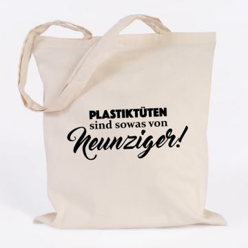 JUNIWORDS Jutebeutel Plastiktüten sind sowas von neunziger! Natur